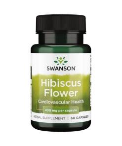 Hibiskusový kvet s plným spektrom, 400 mg - 60 kapsúl