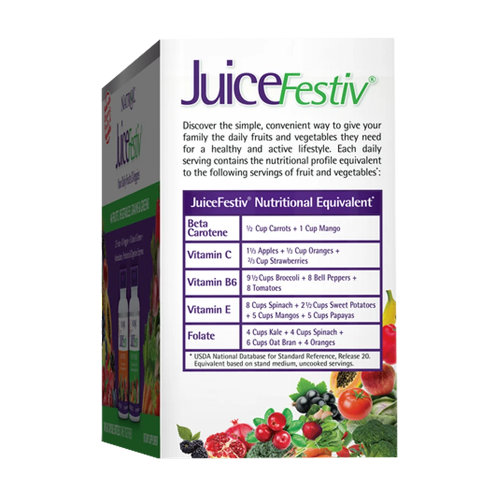 JuiceFestiv, Denné ovocie a zelenina - 60 + 60 kapsúl – Obrázok 3
