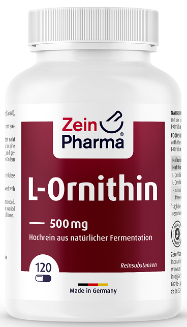 L-ornitín, 500 mg - 120 kapsúl