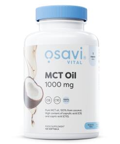 MCT olej, 1000 mg - 120 mäkkých kapsúl