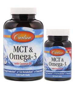 MCT & Omega-3 - 120 + 30 mäkké kapsuly