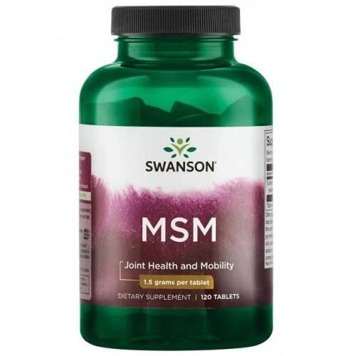 MSM Metylsulfonylmetán, 1500 mg - 120 tabliet