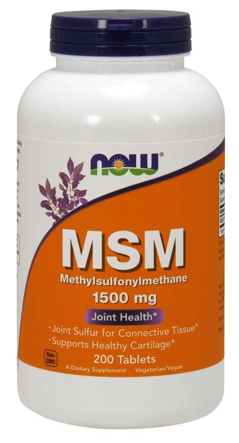 MSM Metylsulfonylmetán, 1500 mg - 200 tabliet