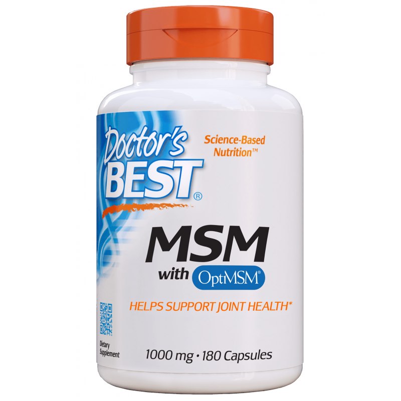 MSM med s OptiMSM, 1000 mg - 180 kapsúl
