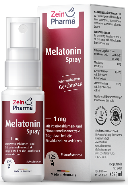 Melatonínový sprej, 1 mg - 25 ml