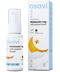 Melatonínový orálny sprej s vášnicovým kvetom, 1 mg (čierna ríbezľa) - 25 ml