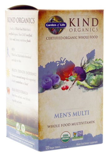 Mykind Organics Multivitamín pre mužov - 120 vegánskych tabliet