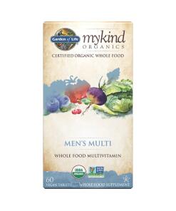 Mykind Organics Multivitamín pre mužov - 60 vegánskych tabliet