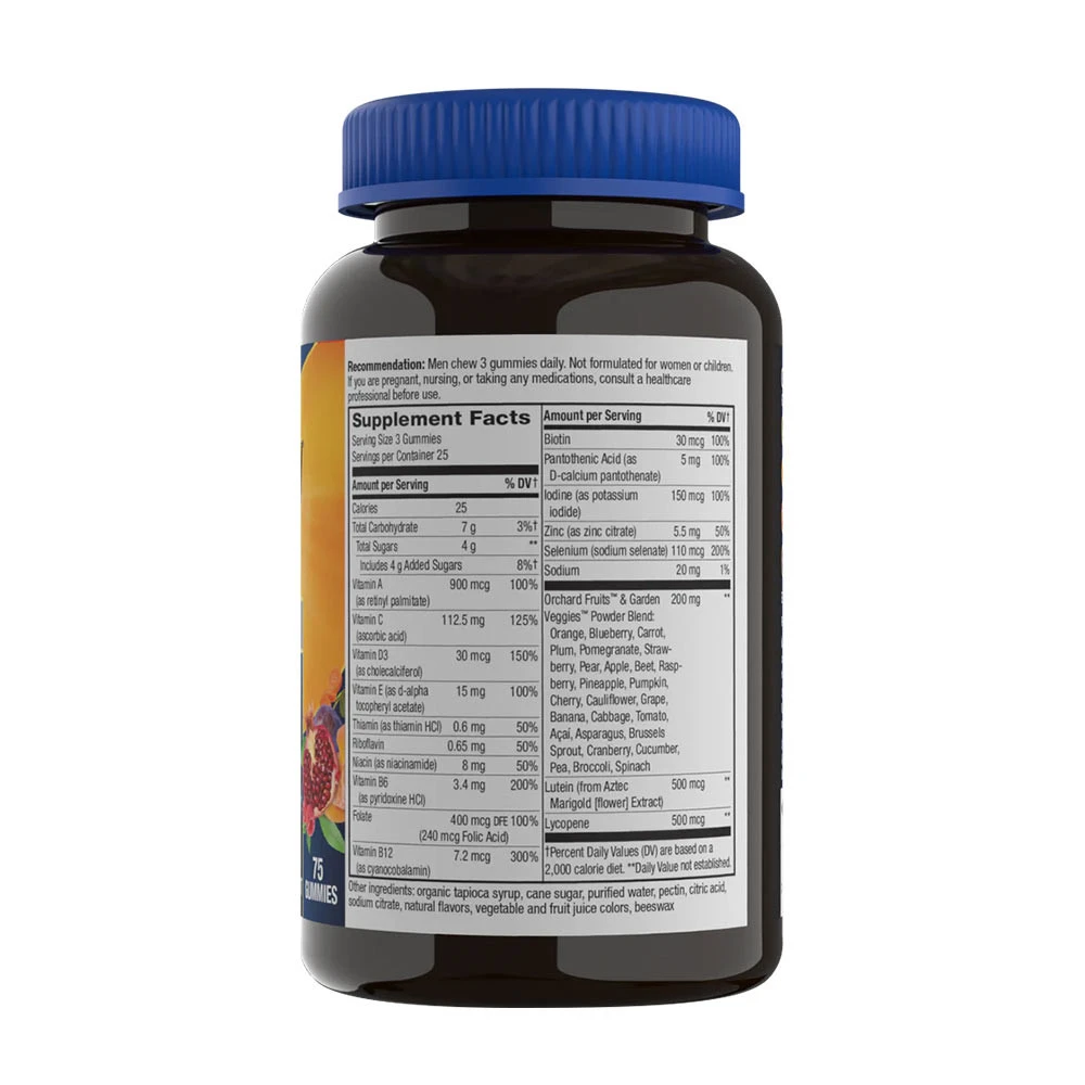 Nature's Way - Alive!® Premium multivitamín pre mužov nad 50 rokov vo forme želé cukríkov (75 želé cukríkov, višňa, pomaranč & hrozno) – Obrázok 2