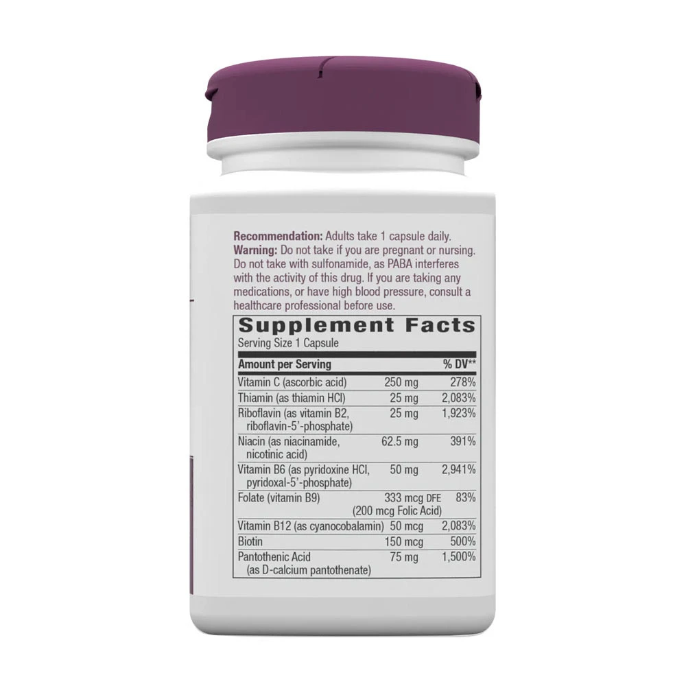 Nature's Way - Formula B-Stress (100 kapsúl) – Obrázok 2