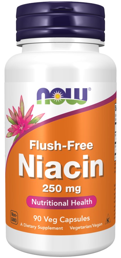Niacín Bez Začervenania, 250 mg - 90 rastlinných kapsúl