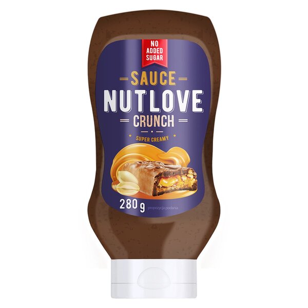 Orechová omáčka Nutlove, s kúskami - 280 ml