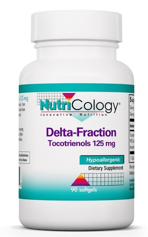 Nutricology Delta frakcia tokotrienolov 125 mg, 90 mäkkých kapsúl