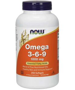 Omega 3-6-9, 1000 mg - 250 mäkkých kapsúl