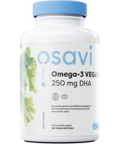 Omega-3 Vegánske, 250 mg DHA - 120 vegánskych softgélov