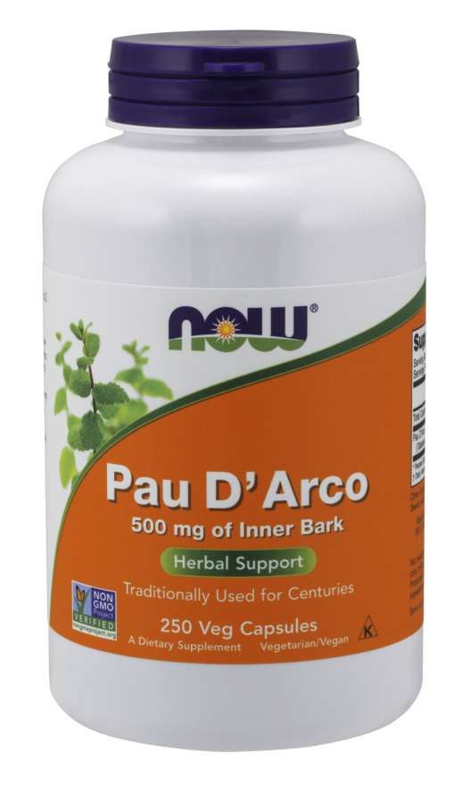 Pau D'Arco, 500 mg - 250 vegetariánskych kapsúl