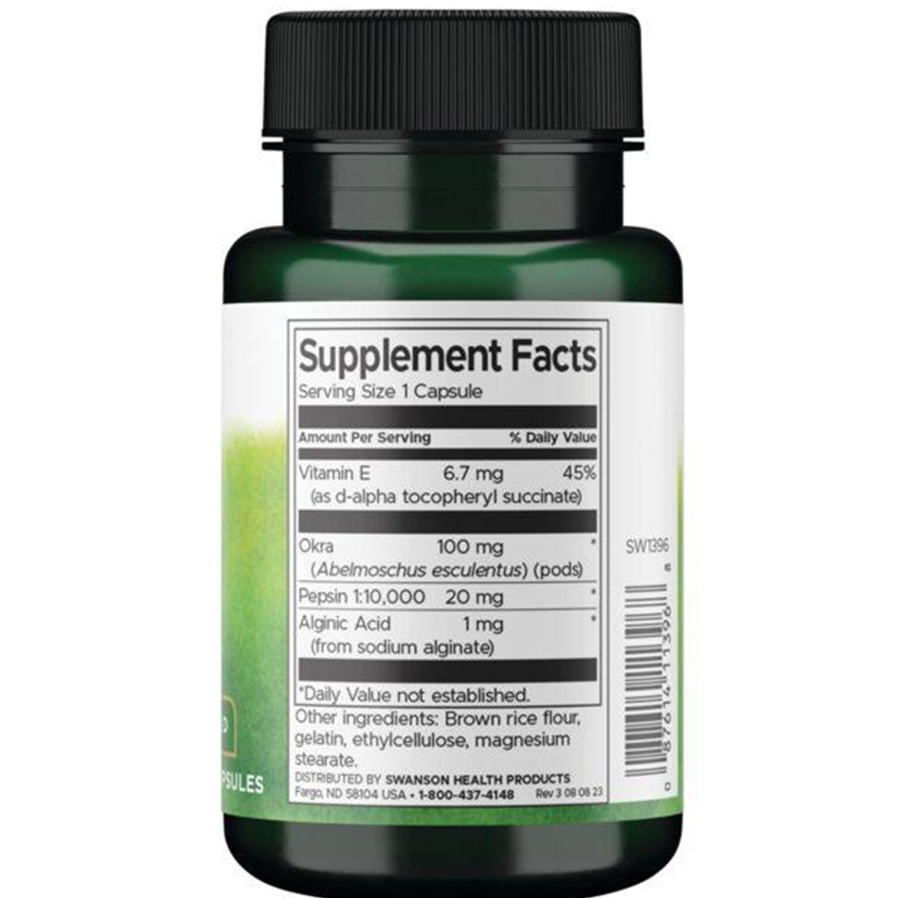 Okra Pepsín - 90 kapsúl – Obrázok 3