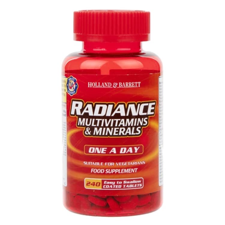 Radiance Multivitamíny a minerály na každý deň - 240 tabliet