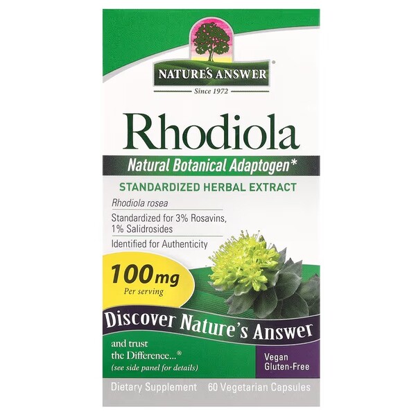 Rhodiolarod, 100 mg - 60 vegetariánskych kapsúl