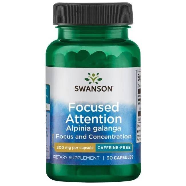 Swanson - SWANSON Sústredená pozornosť 300 mg, 30 kapsúl