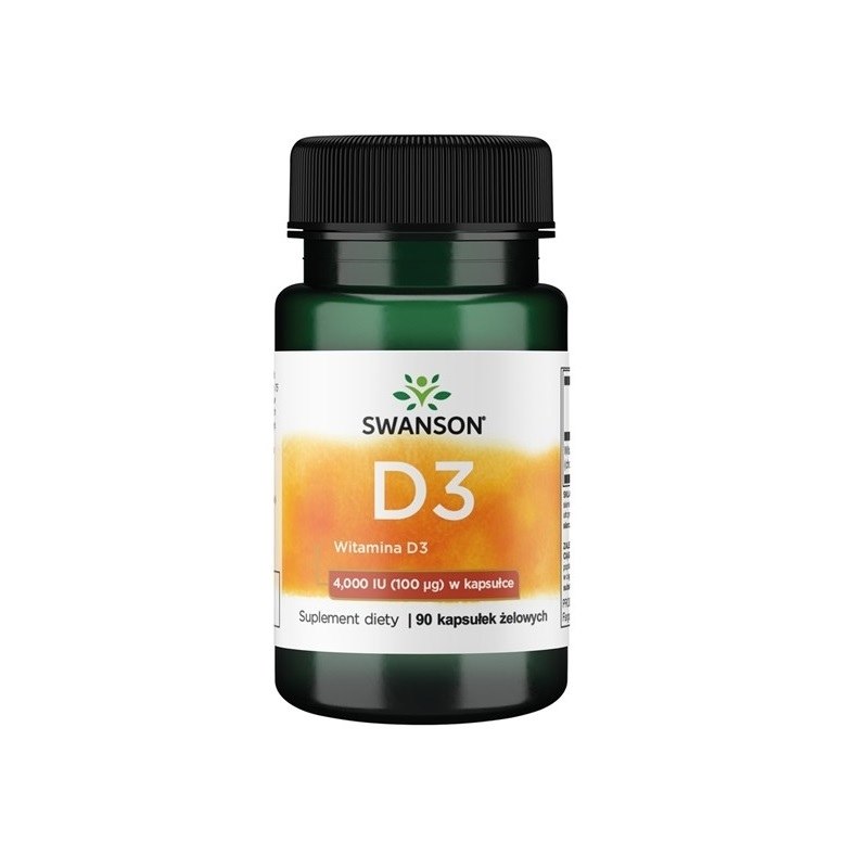 Swanson - SWANSON Vitamín D-3 4000IU 90 kapsúl