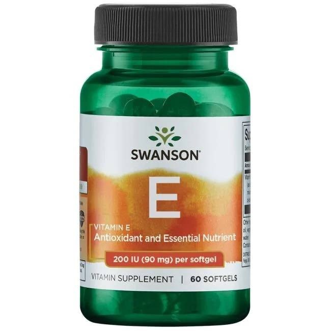 Swanson - SWANSON Vitamín E 200IU 60 kapsúl