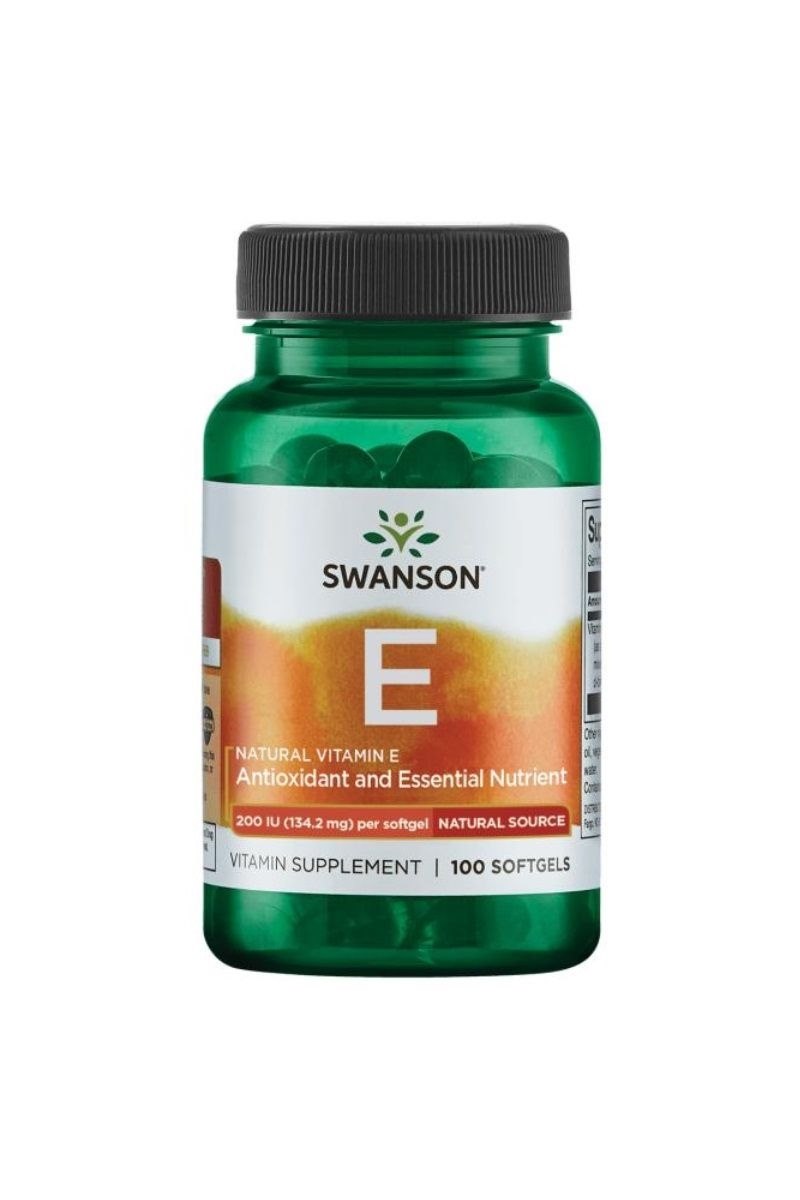 Swanson - SWANSON Prírodný vitamín E 200IU 100 kapsúl