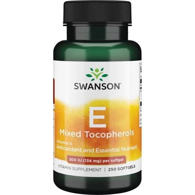 Swanson - SWANSON Zmes vitamínu E 200IU 250 kapsúl