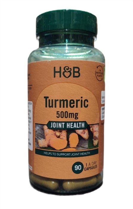 Holland & Barrett - Kurkuma, 500 mg - 90 kapsúl