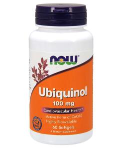 Ubiquinol, 100 mg - 60 mäkkých kapsúl