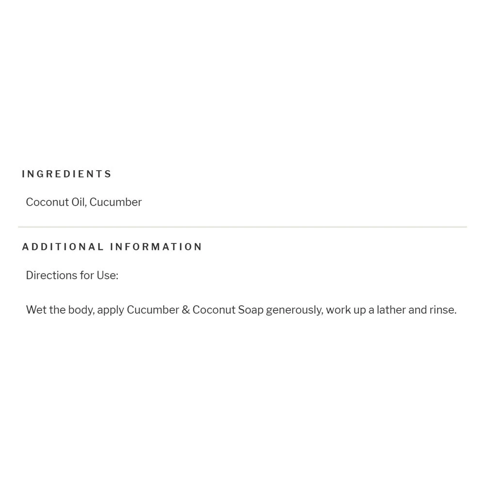 Osvežujúce uhorkové mydlo - 75g – Obrázok 2