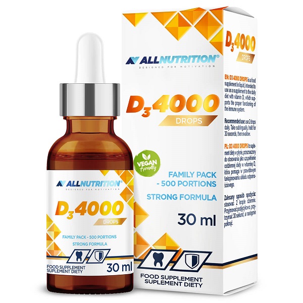 Vitamín D3 4000 kvapky - 30 ml