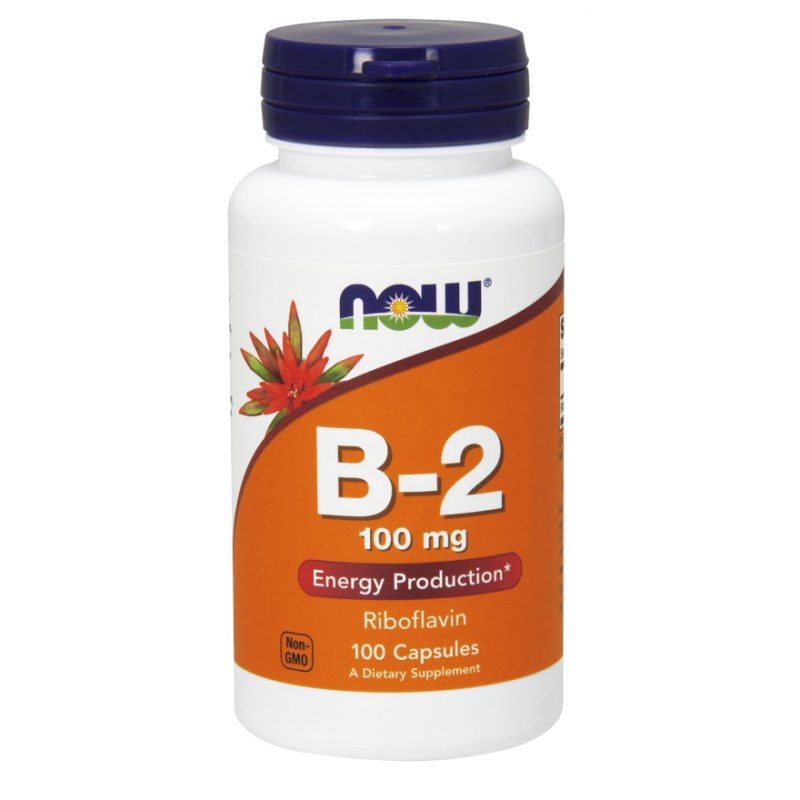 Vitamín B-2 Riboflavín, 100 mg - 100 kapsúl