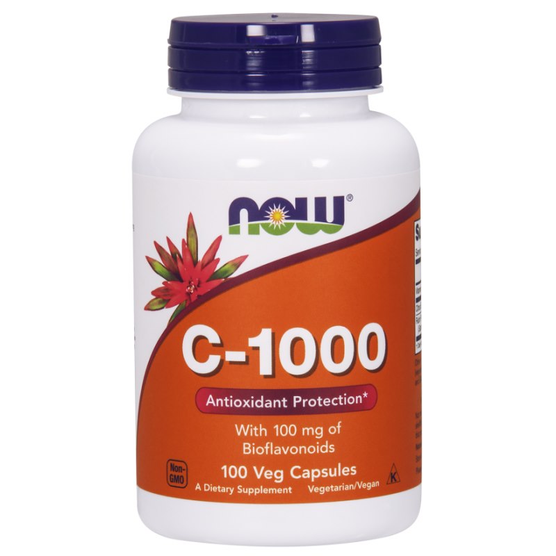 Vitamín C-1000 s 100 mg bioflavonoidov - 100 kapsúl