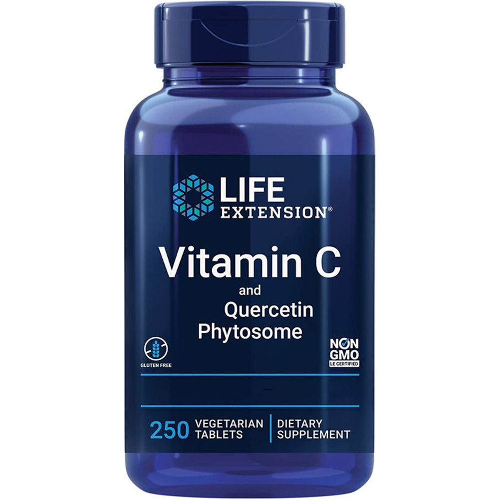 Vitamín C a Bio-Quercetin Phytosome - 250 vegetariánskych tabliet – Obrázok 4