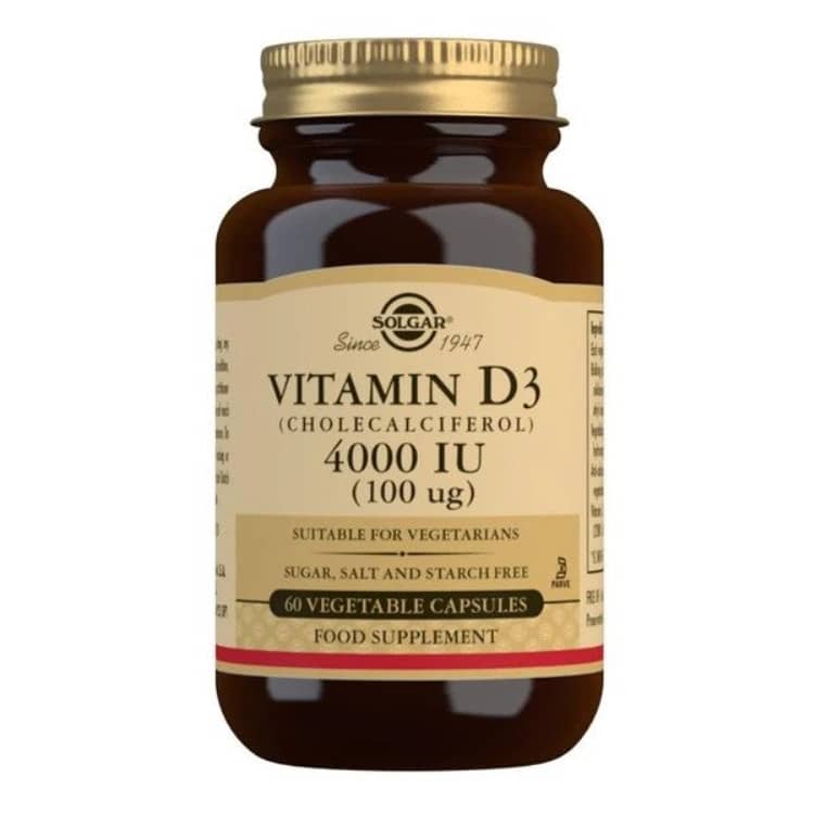 Vitamín D3 Cholekalciferol, 100 mcg - 60 kapsúl