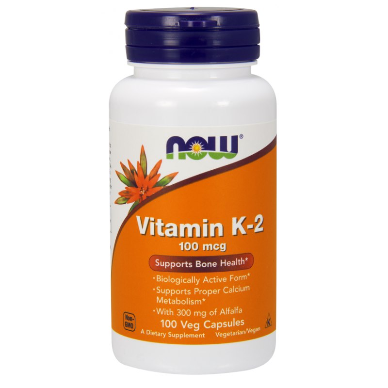 Vitamín K2, 100 mcg - 100 kapsúl
