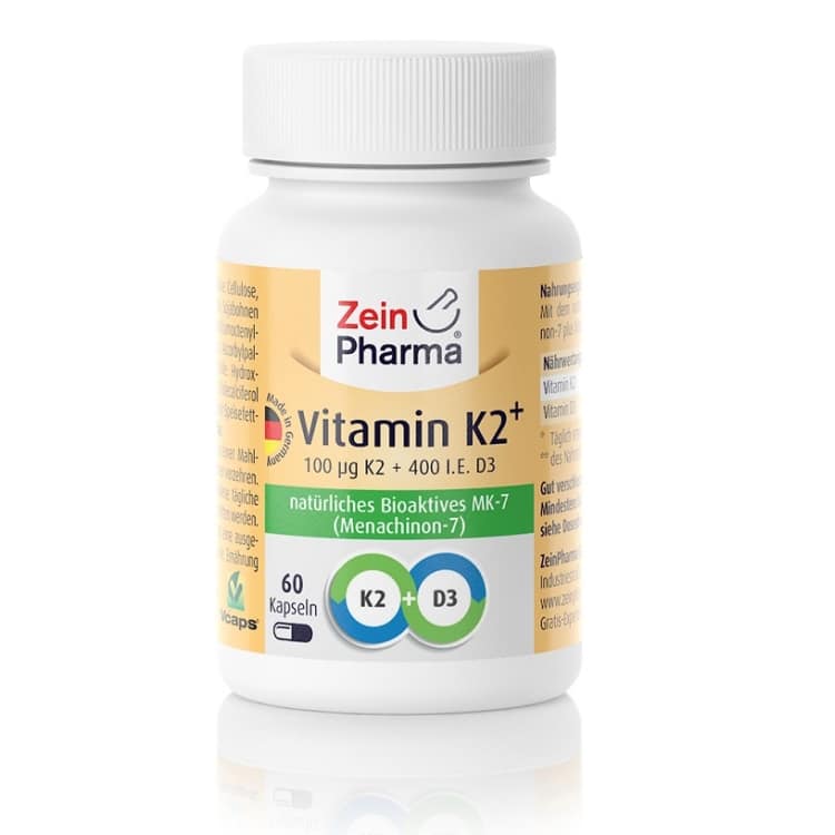 Vitamín K2 + Menachinón-7, 100 mcg - 60 kapsúl