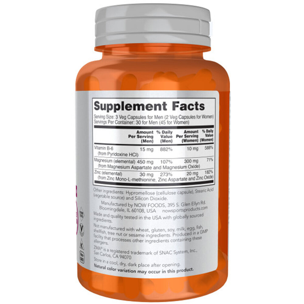 ZMA - Športová regenerácia - 90 kapsúl – Obrázok 5