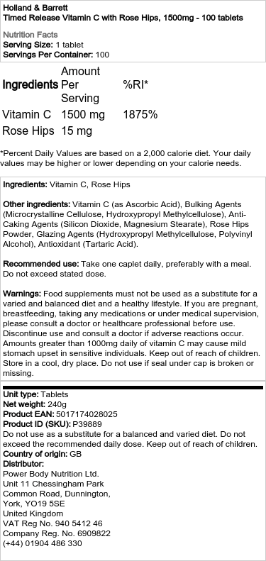 Vitamín C s postupným uvoľňovaním a šípkami – Obrázok 2
