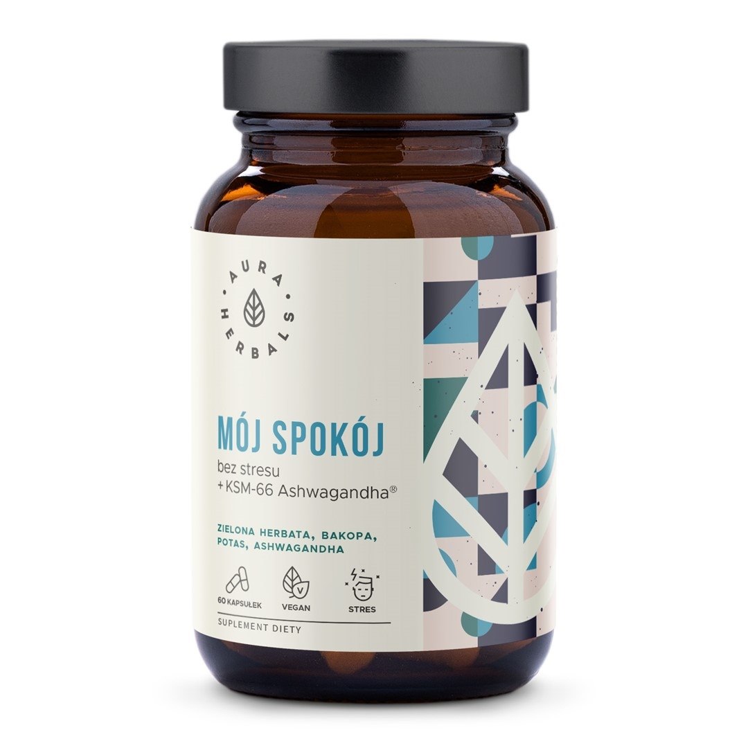Aura Herbals - AURA HERBALS Môj pokoj bez stresu s Ašvagandhou (60 kapsúl)