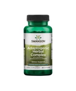 Adaptogénny bylinný komplex s Rhodiola, Ashwagandha a Ženšenom - 60 kapsúl