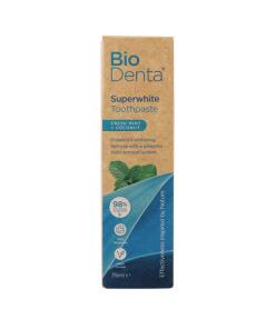 BeConfident - BECONFIDENT BioDenta ultra bieliaca zubná pasta s príchuťou čerstvej mäty a kokosu (75 ml)