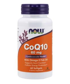 CoQ10 s Omega-3, 60 mg - 60 mäkkých kapsúl