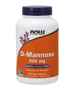 D-manóza, 500 mg - 240 vegetariánskych kapsúl