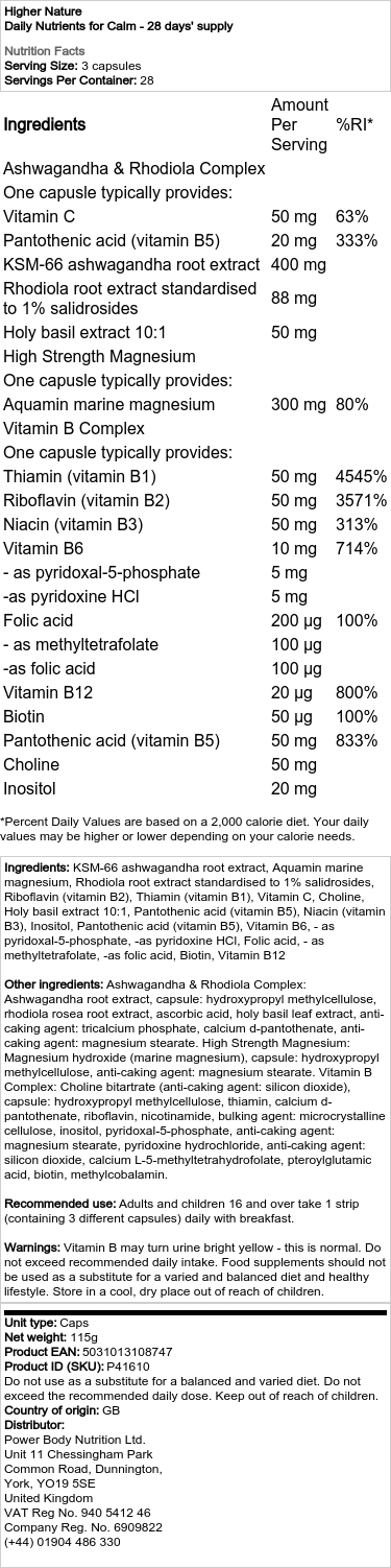 Denné živiny pre pokoj - zásoba na 28 dní – Obrázok 2
