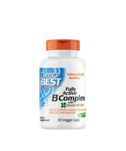 Kompletný aktívny vitamín B-komplex s Quatrefolic - 30 kapsúl