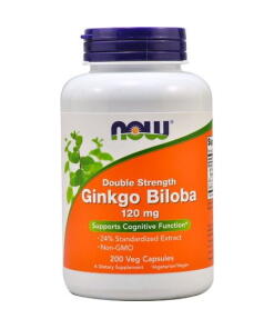 Ginkgo Biloba dvojnásobná sila, 120 mg - 200 vegánskych kapsúl