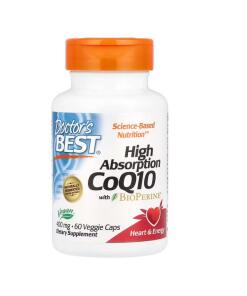 Vysoko absorbovateľný CoQ10 s BioPerine, 400 mg - 60 vcaps