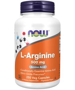 L-Arginín, 500 mg - 250 kapsúl